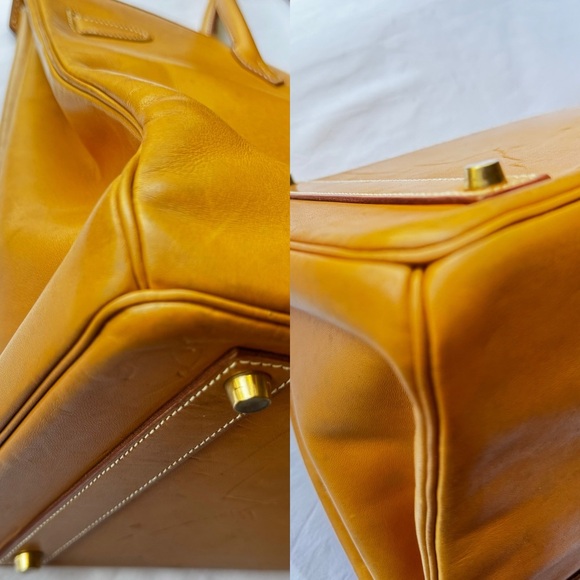 Authentic Hermes Birkin Vache Naturelle GHW w/H Spa receipt! - Picture 14 of 15